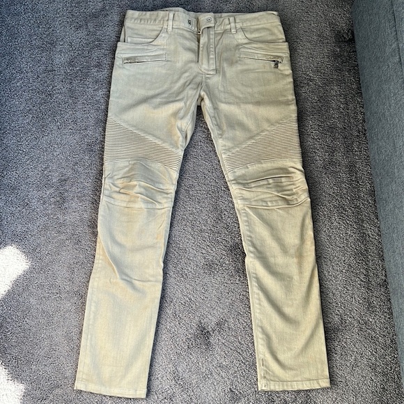 Balmain mens biker jeans - Picture 1 of 5
